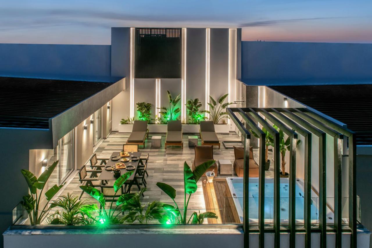 Maison Aqua Suite With Private Mini Pool Jacuzzi Hersonissos  Exterior foto