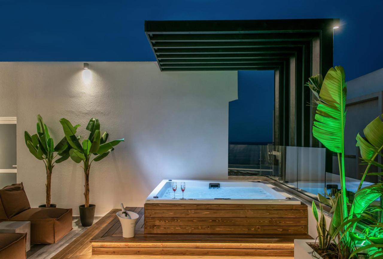 Maison Aqua Suite With Private Mini Pool Jacuzzi Hersonissos  Exterior foto