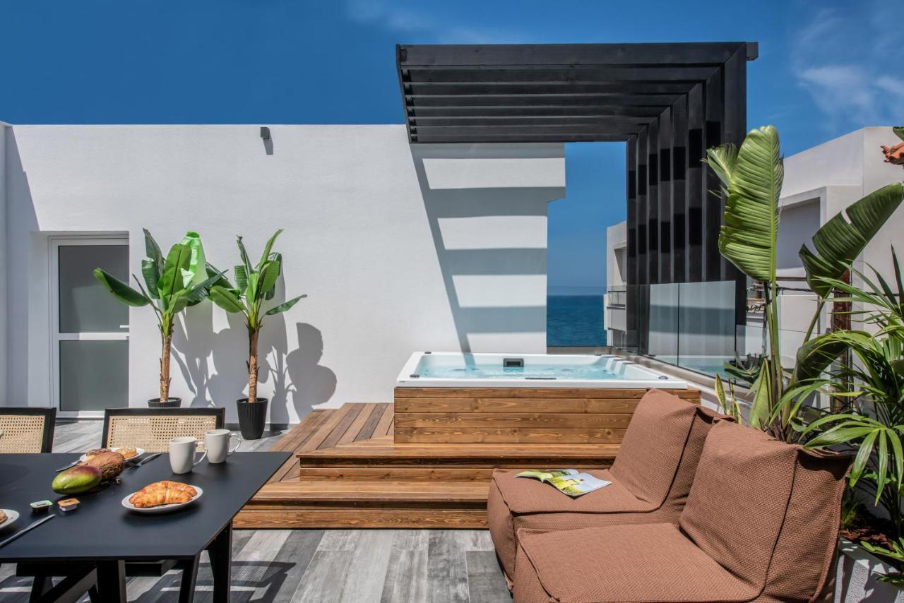 Maison Aqua Suite With Private Mini Pool Jacuzzi Hersonissos  Exterior foto